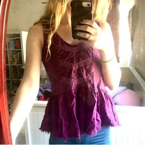 Kimchi Blue peplum tank top